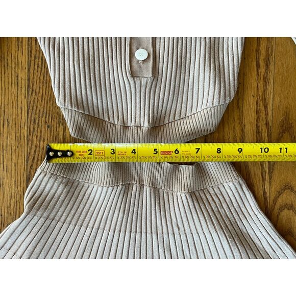 Jonathan Simkhai Tan Shirt Skirt Maxi Dress  Women's Size Small - Picture 7 of 10